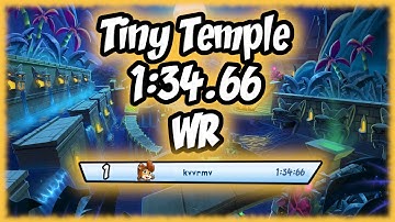 Crash Team Racing Nitro Fueled - Tiny Temple - 1:34.66 [WR]