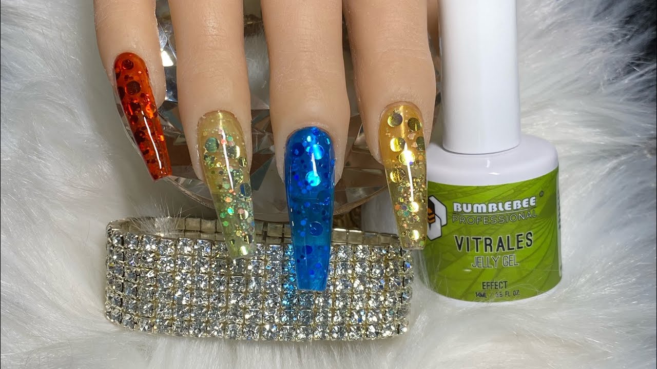 Uñas Acrílicas Efecto Vitral Jelly Ge. - thptnganamst.edu.vn