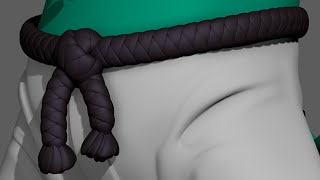 Maya: Modelling Rope with Deformers (timelapse)