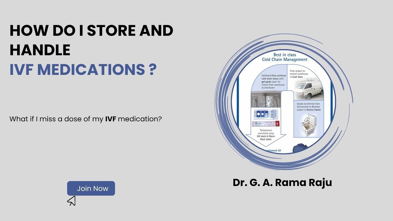 FAQ IN IVF || How do I store and handle IVF medications ||
