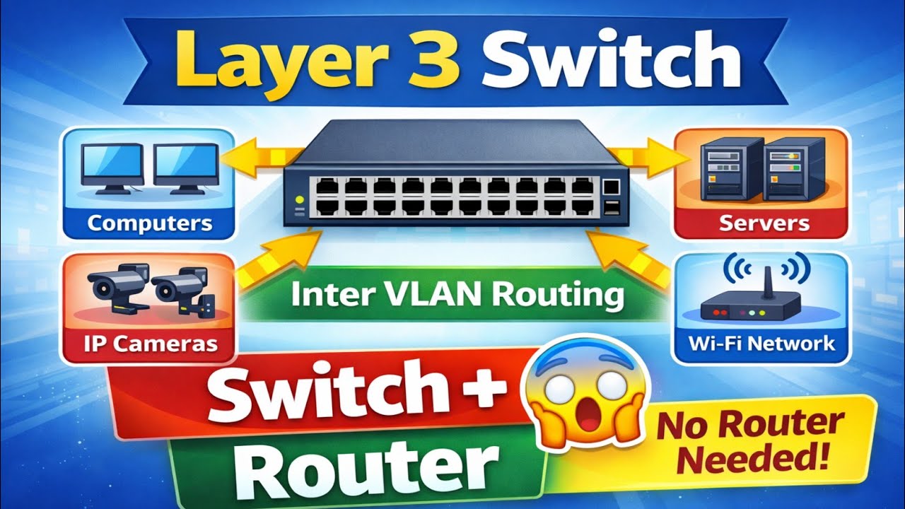 Layer 3 Switch Explained in Simple Words | How It Works & Why It’s Used ...