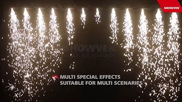 Showven Sparkular MiniFall - 130 Watt Waterfall DMX Cold Spark Machine