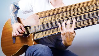 I built a 24 STRING guitar and it sounds UNREAL