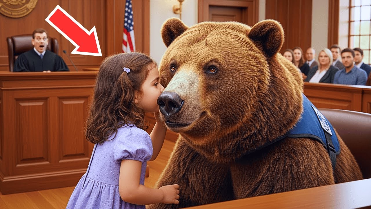 3-Year-Old Girl Talks to Bear in Court — What Happened Next Left Everyone Stunned