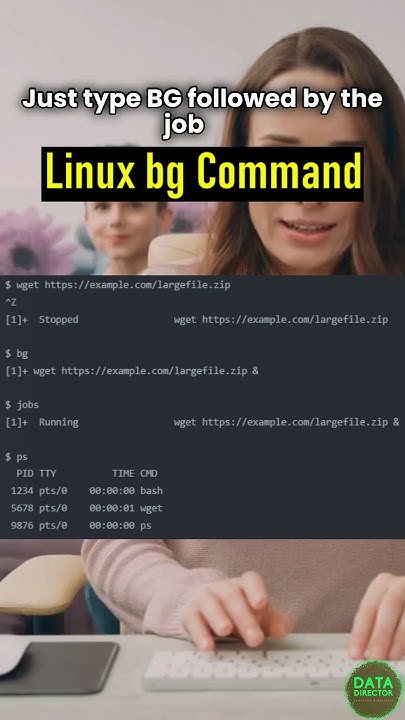 Linux bg Command with Examples | #Linux #Unix #shorts - YouTube