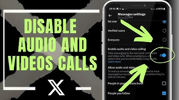 How to Disable Audio and Videos Calls on X (Twitter)