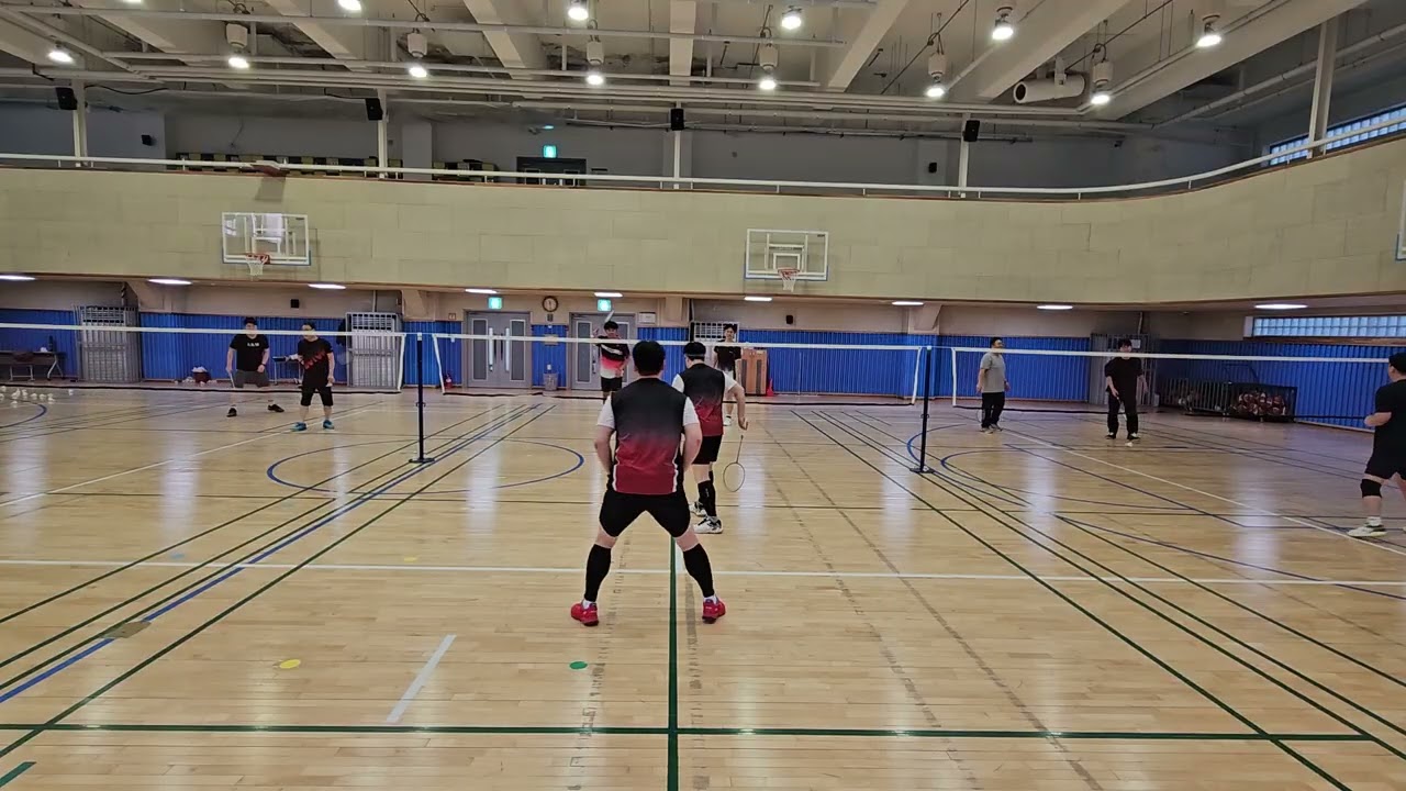 260304(관기님.지훈님)VS(정우님.한필님)#배드민턴 경기영상