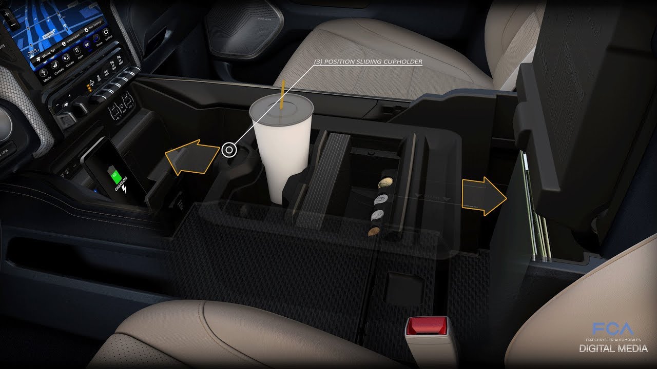 2019 Ram 1500 Boasts 151 Liters Of Interior Storage