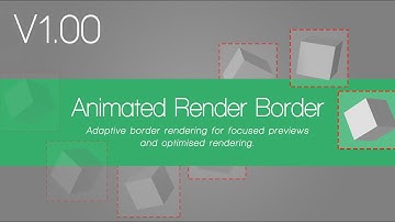 Blender 3D: Animated Render Border Add-on V1 Demo