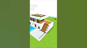 Minecraft Modern House 🏡 Tutorial #minecraft #shorts #viral #trending