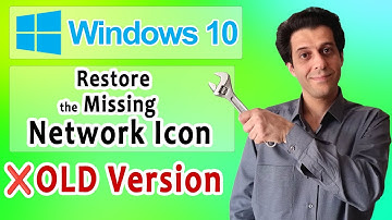 [OLD] Windows 10: Network Icon Missing From Taskbar (Watch Updated Video!)