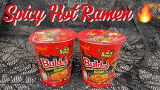 Buldak 2X Spicy Hot Ramen review! #spicynoodles #ramen #hotfood