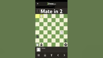 Tricky checkmate in 2 moves. White to move. #chess #chesspuzzle #shorts