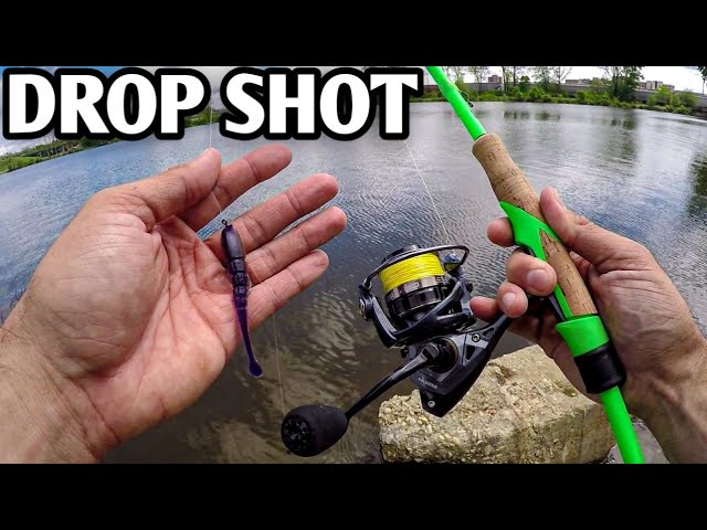 Drop Shot Fishing from the Bank (Testing the Xzone Finesse Slammer