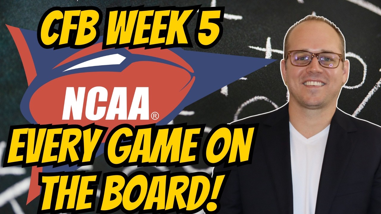 WATCH: College Football Week 5 Picks: EVERY GAME on the Board | Drew + Rob