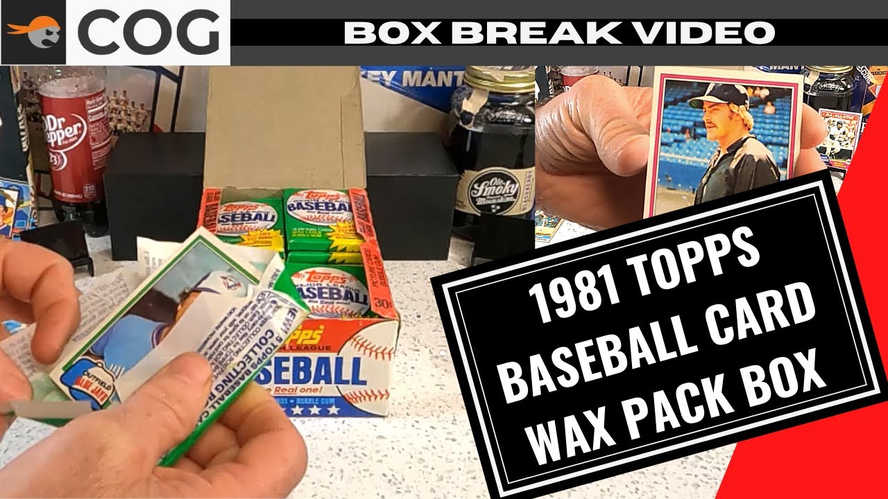 1981 Topps Baseball Cards Box Break - Kirk Gibson, Harold Baines, Tim Raines, Fernando Rookie Cards?