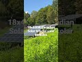 Season adjustable 7.9kW pole mount solar array