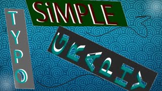 Simple and Creative Typography on Adobe Illustrator || Modern Typography || Illustrator design ||