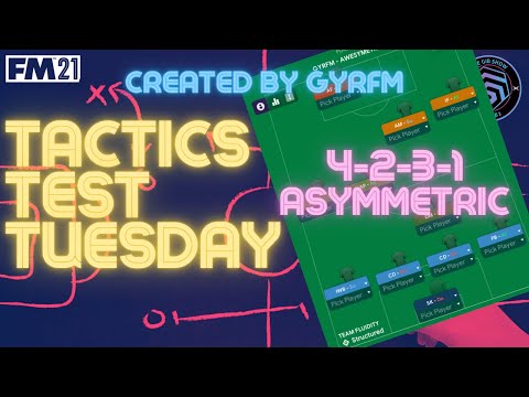 TRIPLE CHAMPIONS | FM21 TACTIC | Asymmetric 4-2-3-1 Football Manager 2021 | Tactics Test Tuesday