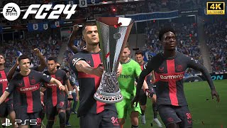 Fc 24 PS5 : Atalanta vs Bayer Leverkusen | UEL Final gameplay [4K HDR]
