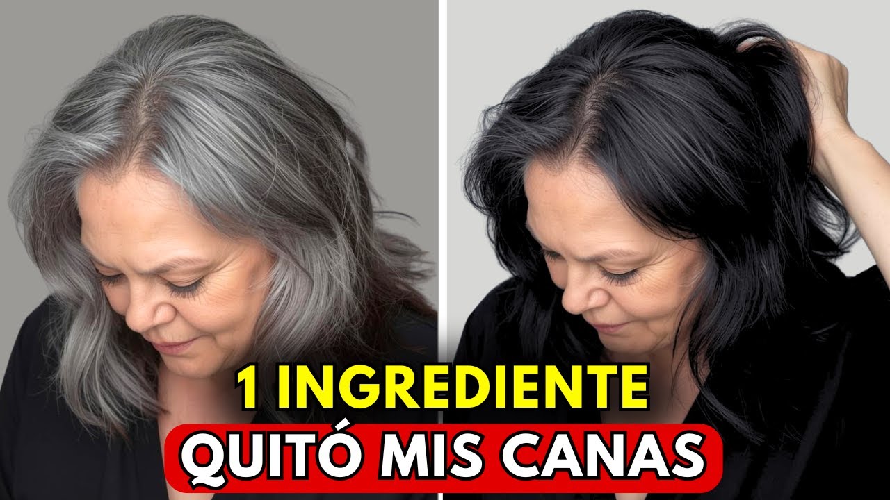 El Ingrediente Casero Que Oscurece las Canas sin Usar Químicos
