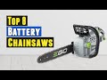 Top 8 Best Battery Chainsaws 2021