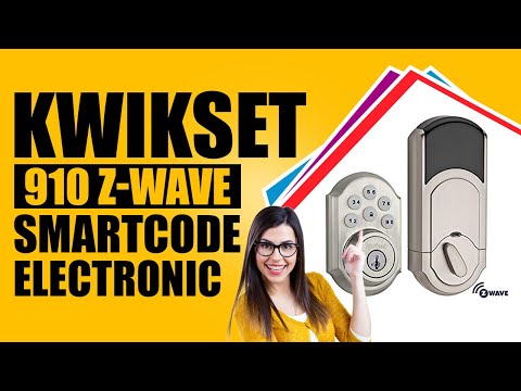 kwikset-910-z-wave-smartcode-electronic-touchpad-deadbolt,-works-with-alexa-via-smartthings-*