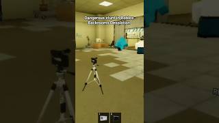Dangerous door stunt #roblox #backrooms