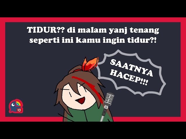 【 Karaoke 】NDAK MAU BOBOK, MAU HACEP【 NIJISANJI ID | Etna Crimson 】のサムネイル