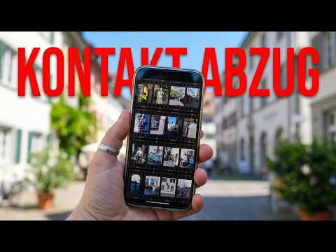 So sehen die entwickelten Kontaktabzüge der Fujifilm X-Half in der App aus! Lustig oder? :-)