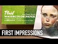 Testing out New Watercolour Paper ✨ Portrait Study Time-Lapse