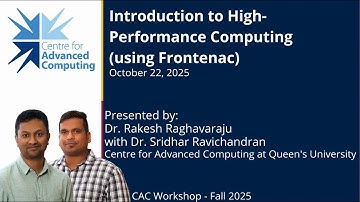 Fall 2025 - Introduction to High-Performance Computing
