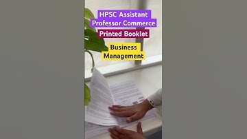 Concise booklets for HPSC Assistant Professor Commerce. Call now. #hpsc #hpscassistantprofessor