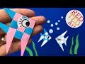 Paper fish weaving diy not origami but kirigami fish paper folding MP3