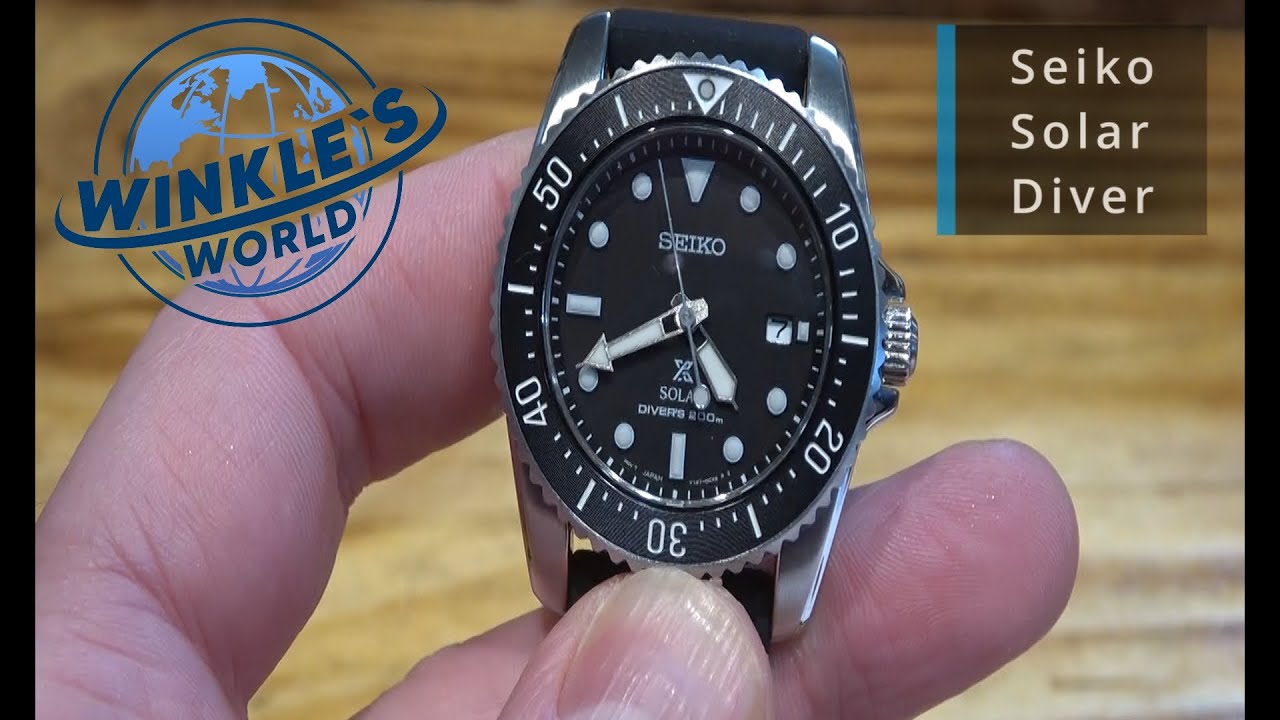 Beautifully subtle diver from Seiko. SNE573P1 - YouTube