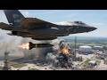 Today's news, the largest US oil base was destroyed by Russian Sukhoi Su-57 pilots.