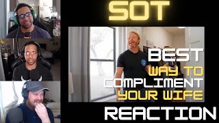 Staying Off Topic | How to NOT Give Compliments To Your Wife | #reaction #husbandwifecomedy