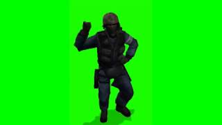 gmod dance on a green screen