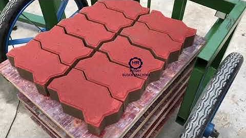 How to use paver machine to make color paving bricks ? what is the main features and how to adjust ?