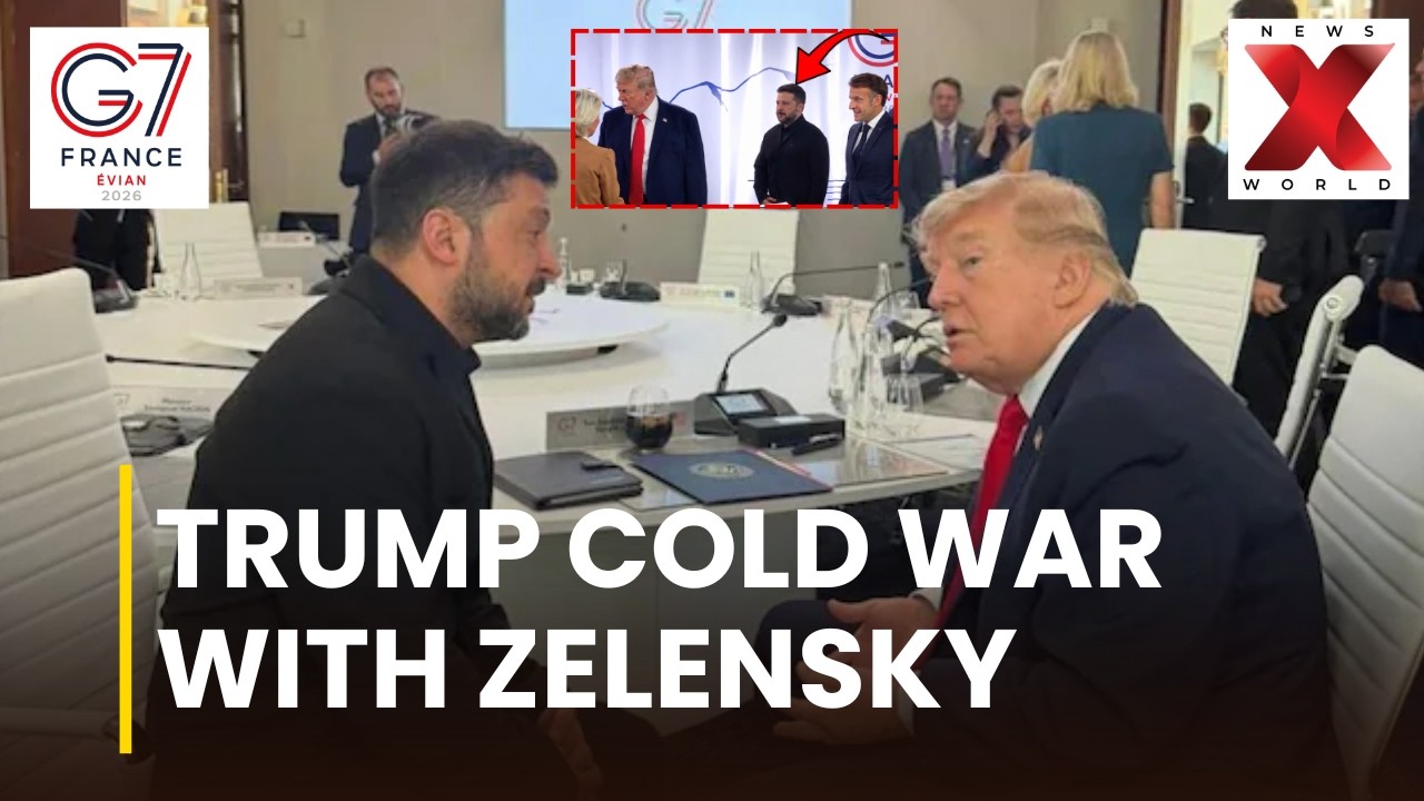 G7 Summit 2026 : Trump Chooses Not to Shake Hands With Ukrainian