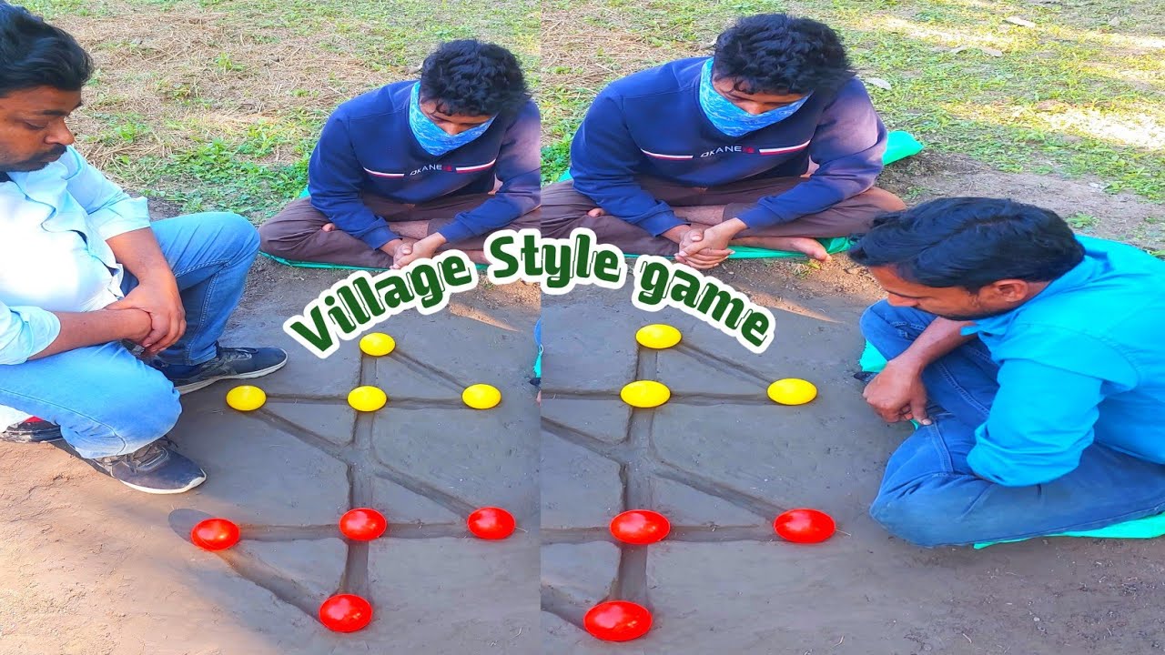 Village friends vs Uban Friends  Challenge  || How to play Game || Yellow/Red balls |