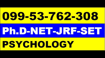 (!) how to qualify ugc net jrf best psychology syllabus coaching -ph-099-537-62-308-  net (!)