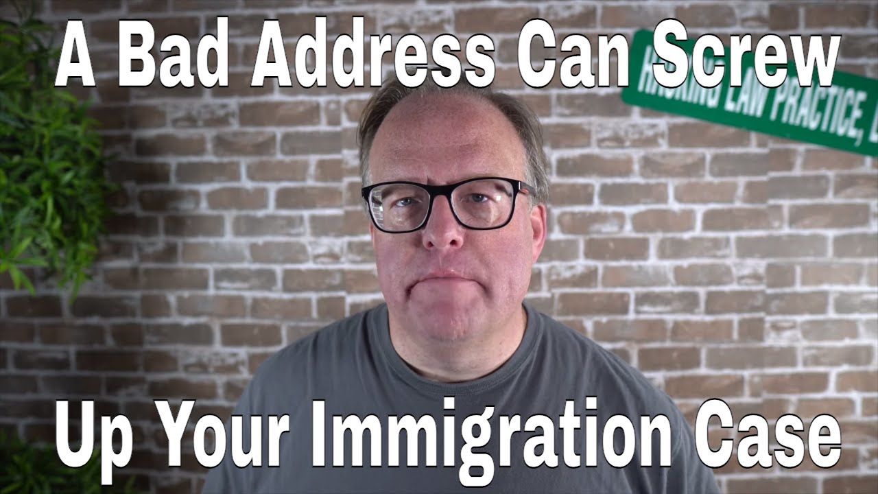 A Bad Address Can Screw Up Your Case - YouTube