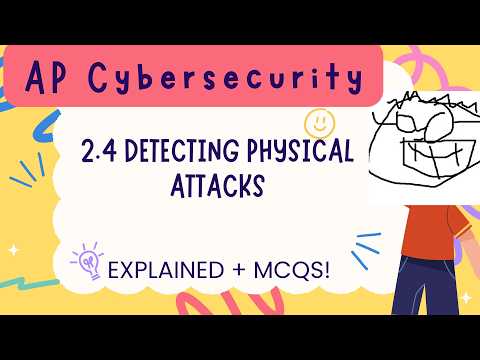 AP Cybersecurity Topic 2.4.  - Detecting Physical Attacks  - Explanations and MCQs!