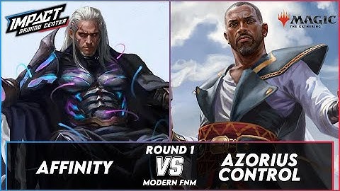 Azorius Control VS Affinity [PAPER] | Modern FNM from IGC RD 1 | Magic: the Gathering