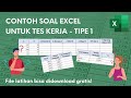 Latihan soal excel yang sering keluar di tes masuk kerja tipe 1  ignasius ryan