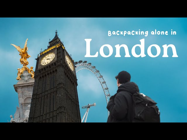 Travel vlog - Day 1 of Backpacking Around the UK: A Day in London 🇬🇧