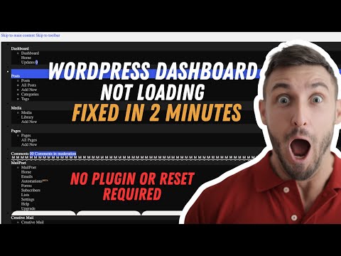 How to fix WordPress Broken Dashboard 2023