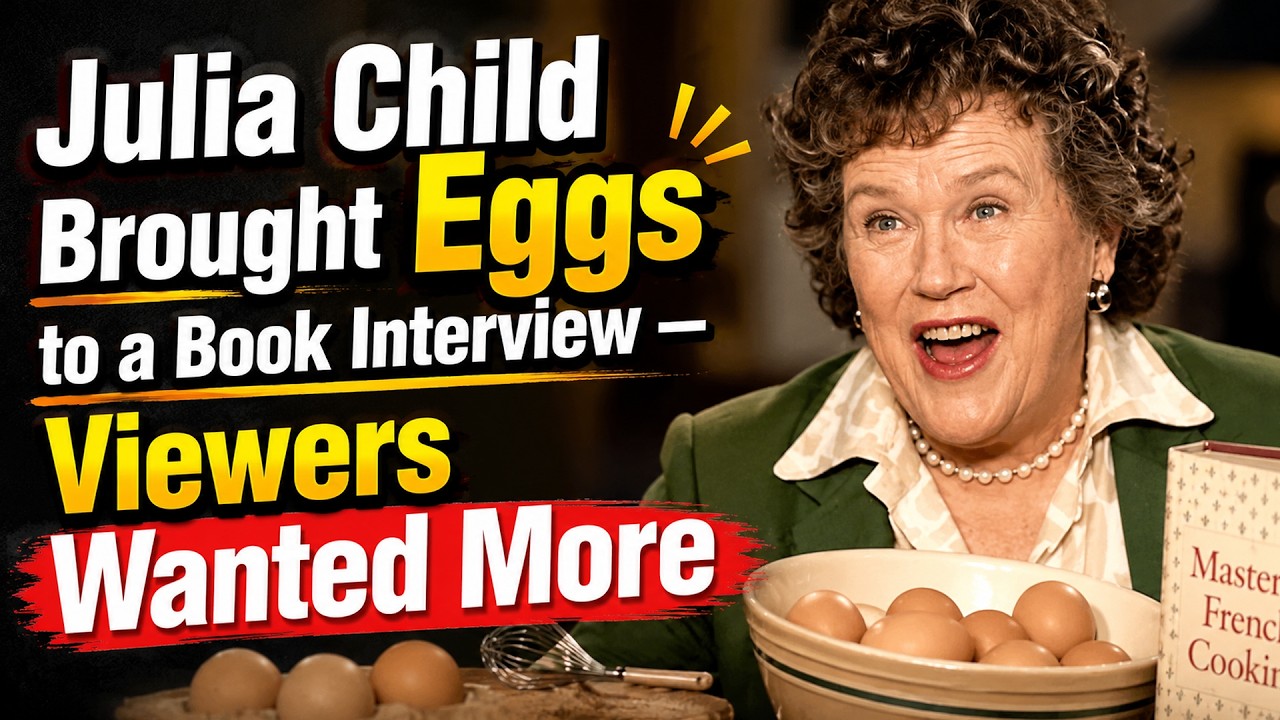Julia Child Brought Eggs to a Book Interview — Viewers Wanted More