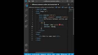 Celebrity Difference between Border and Outline in CSS | Codify Shorts | #shorts Net Worth